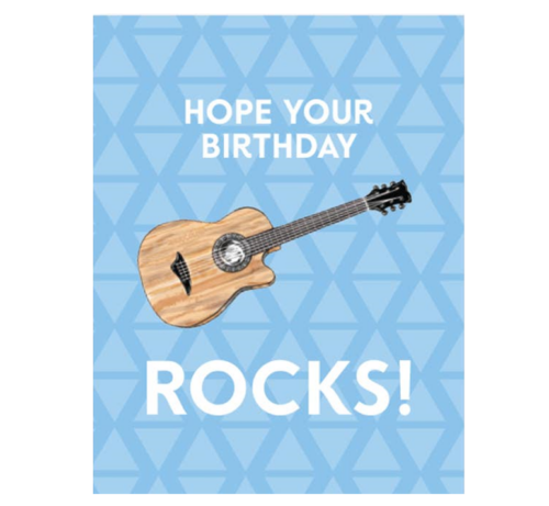 Guitar Greeting Card, BagMYGift