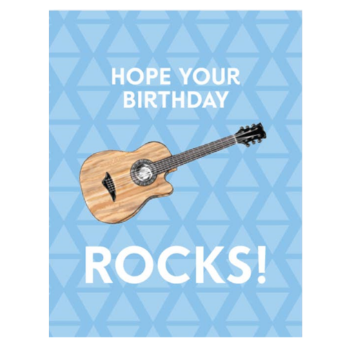 Guitar Greeting Card, BagMYGift