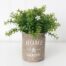 Home & Garden Burlap Bag & Spring Flowers, BagMyGift