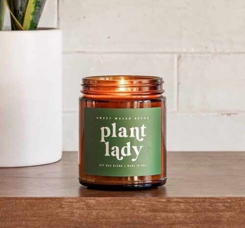 Limited Edition Plant Lady 9 oz Soy Candlel BagMYGift