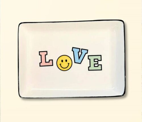 Love – Large Rectangle Trinket Tray, BagMyGift