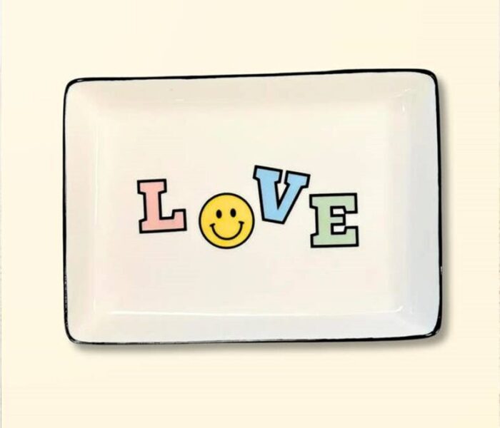 Love – Large Rectangle Trinket Tray, BagMyGift