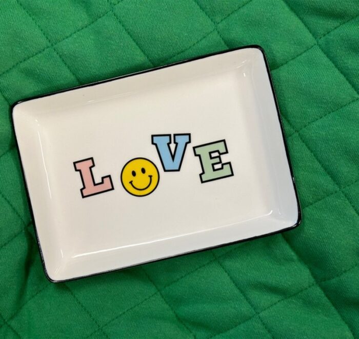 Love – Large Rectangle Trinket Tray, BagMyGift