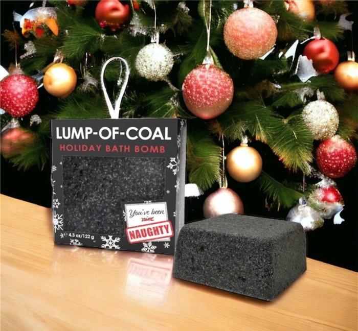 Lump-Of- Coal Holiday Bath Bomb, BagMYGift