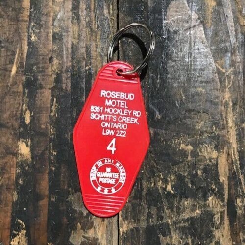 Hotel Key Fob – Rosebud Motel (Schitt’s Creek), BagMYGift