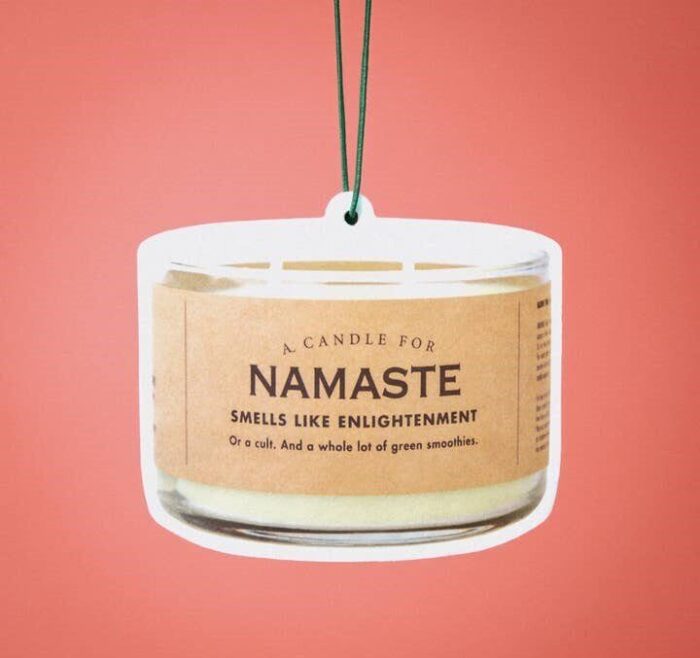 Namaste Air Freshener - Funny Car Air Freshener, BagMYGift