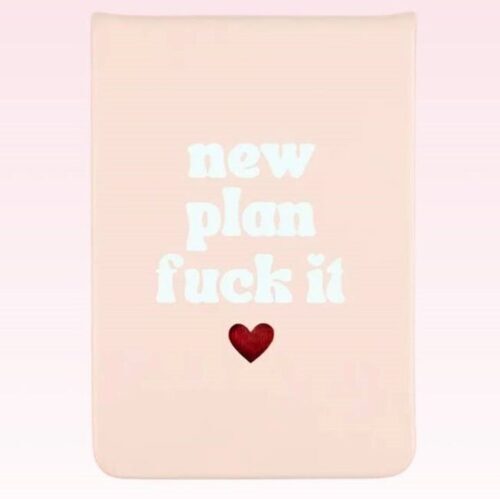 New Plan F*ck It – Leatherette Pocket Journal , BagMyGift