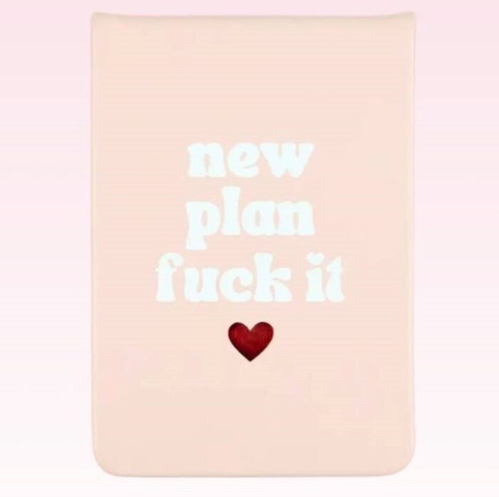 New Plan F*ck It – Leatherette Pocket Journal , BagMyGift