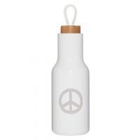 Stainless Steel Water Bottle – Peace Sign, BagMYGift
