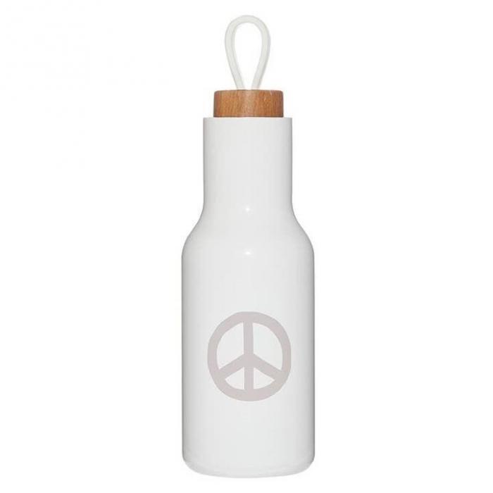 Stainless Steel Water Bottle – Peace Sign, BagMYGift