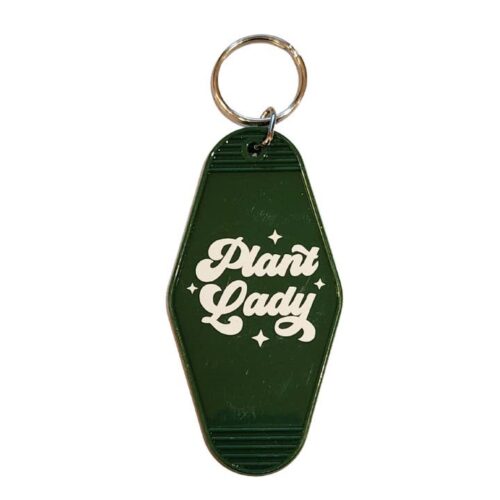 Plant Lady Motel Keychain, BagMYGift