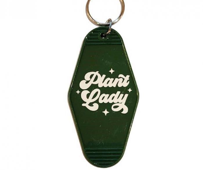 Plant Lady Motel Keychain, BagMYGift