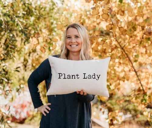 Plant Lady Pillow, BagMyGift