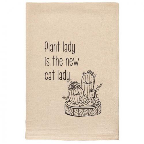 Plant Lady is the New Cat Lady Kitchen Tea Towel BagMYGift