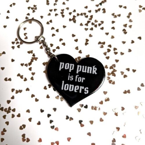 Pop Punk is for Lovers Keychain, BagMYGift