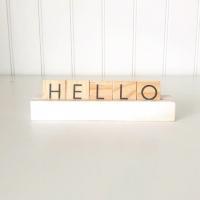 Scrabble Tile Holder - Tiered Tray Decor,, BagMyGift
