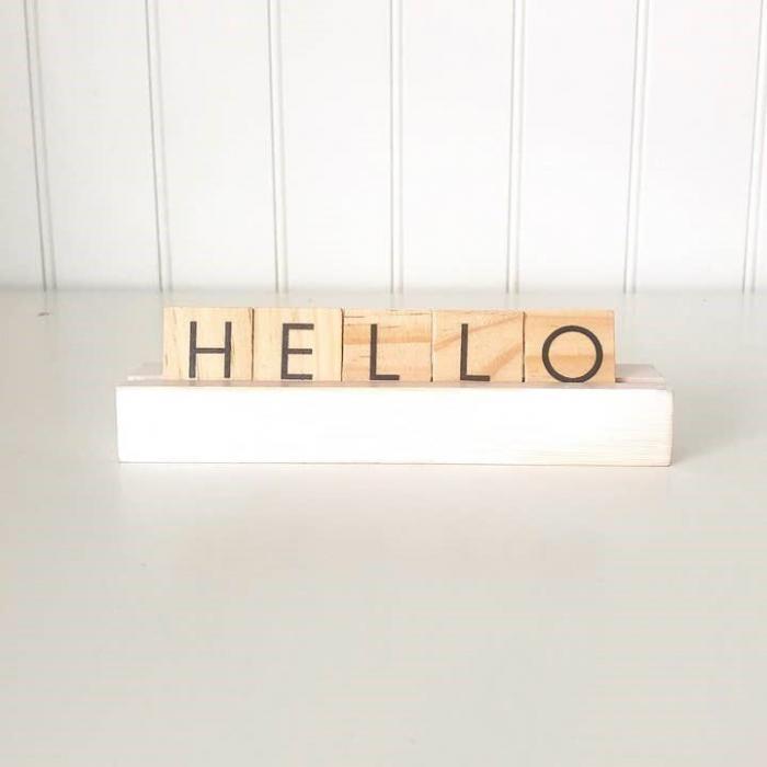 Scrabble Tile Holder - Tiered Tray Decor,, BagMyGift