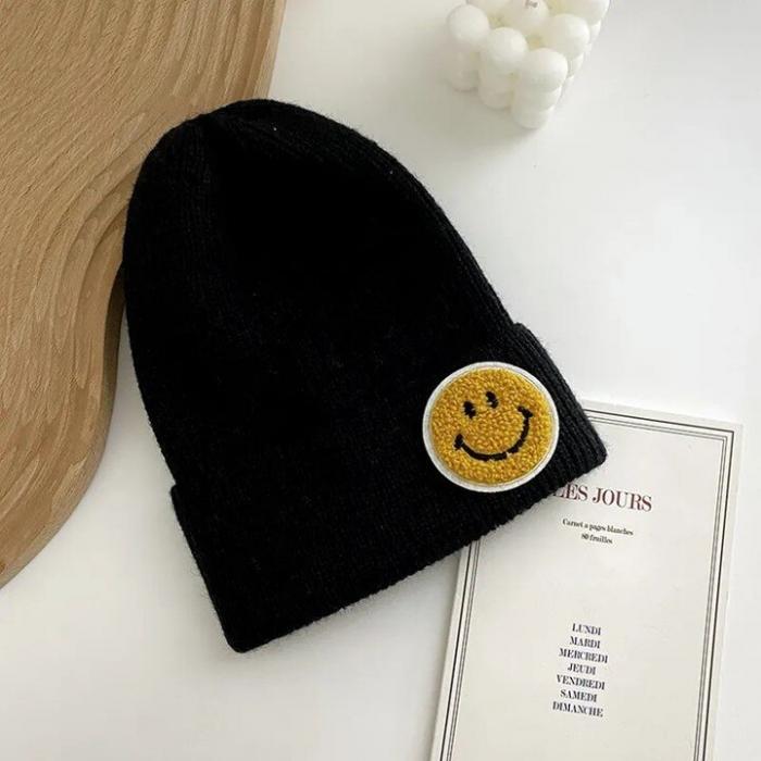 Smiley Face Beanie Cap, BagMYGift