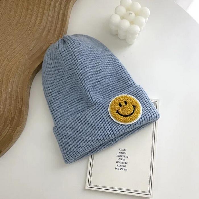 Smiley Face Beanie Cap, BagMYGift