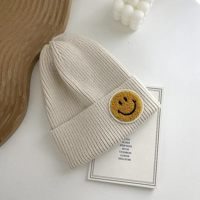 Smiley Face Beanie Cap, BagMYGift