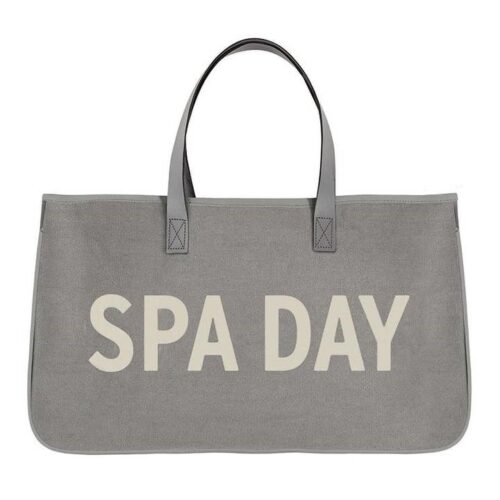 Grey Canvas Tote – Spa Day, BagMYGift