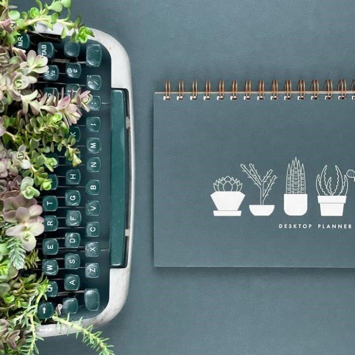 Succulent Undated Weekly Planner , BagMYGift