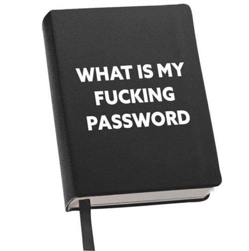 What is My F*cking Password Journal , BagMyGift