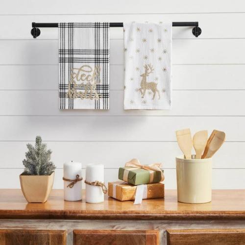 Wintergleam Tea Towel Set of 2 , BagMYGift