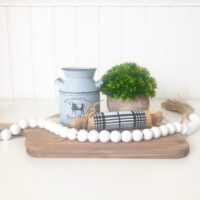Wood Bead Garlands - Tiered Tray Decor,, BagMyGift