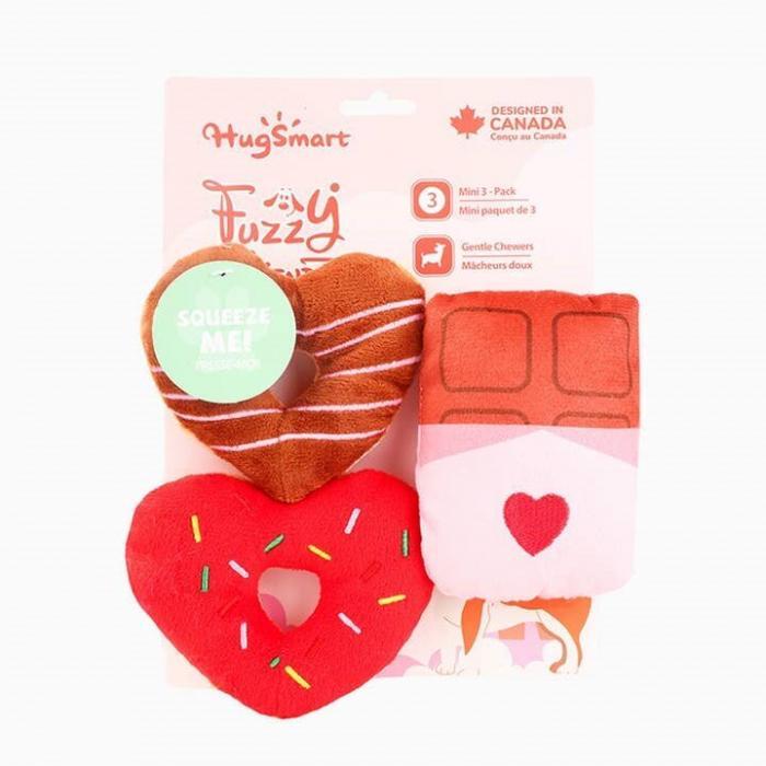 Woof Love Donuts and Chocolate Dog Plush Toy, BagMYGift