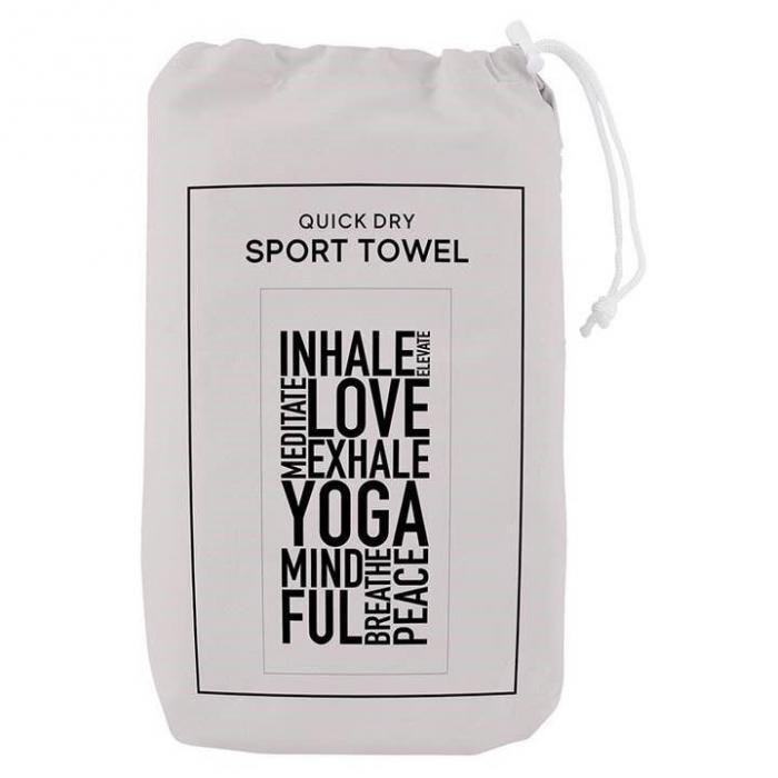 Yoga Sport Towel – Inhale Love - Image 2