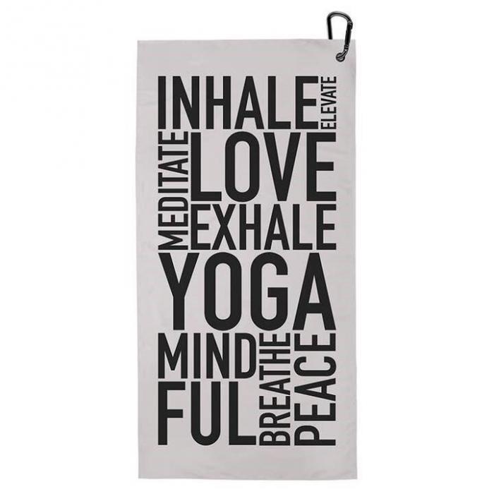 Yoga Sport Towel – Inhale Love, BagMYGift