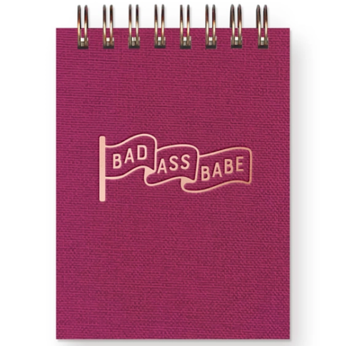 Badass Babe Mini Jotter Notebook, BagMYGift