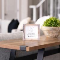 Things/Person 5x5 Wood Framed Reversible Sign - Image 2