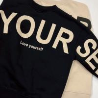 Be Yourself Love Yourself Printed Oversized Sweatshirt - Image 5