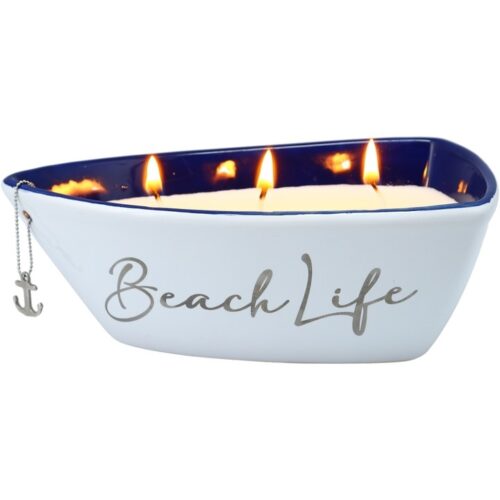 Beach - Triple Wick 10 oz 100% Soy Wax Candle, BagMYGift