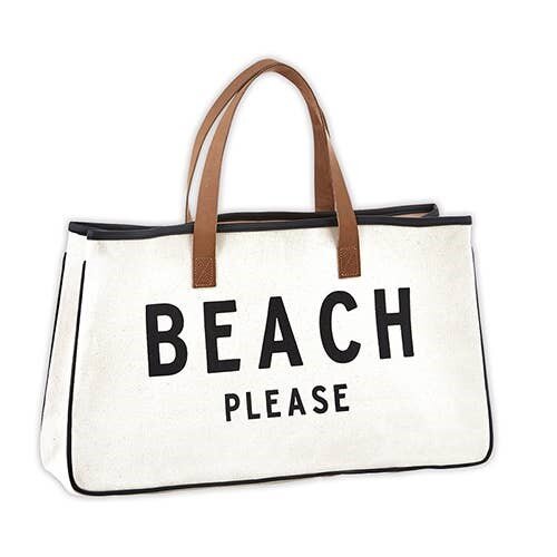 Canvas Tote - Beach Please, BagMYGift