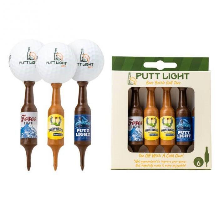 Beer Bottle Golf Tees Variety Pack, BagMYGift