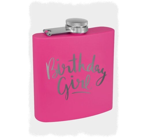 Birthday Girl - 6oz Flask, BagMYGift