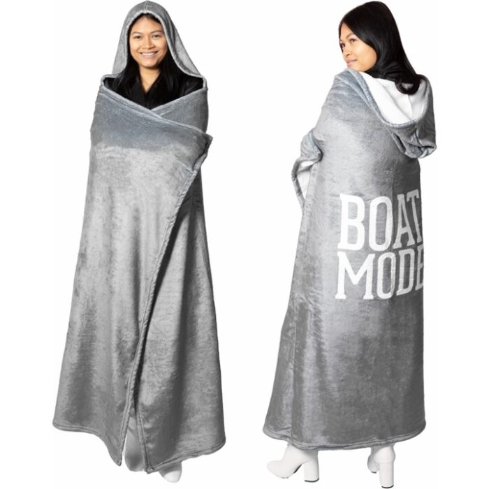 Boat Mode - 50" X 60" Royal Plush Hooded Blanket - Image 4