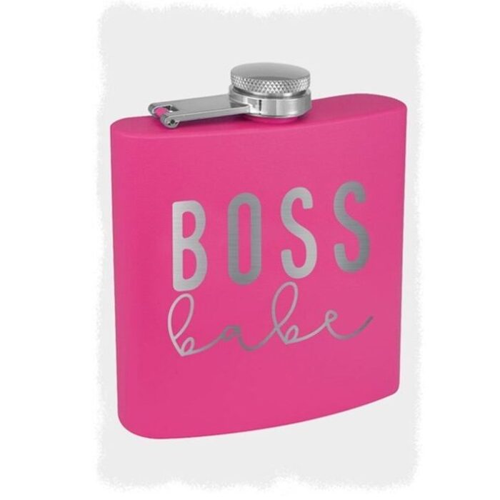 Boss Babe 6 oz Flask, BagMYGift