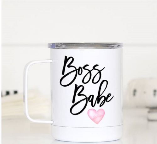 Boss Babe Travel Cup with Handle