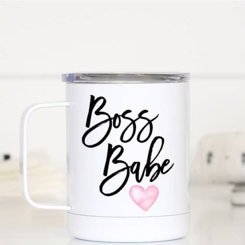 Boss Babe Travel Cup with Handle