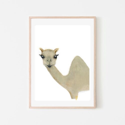 Camel Nursery Print, BagMYGift