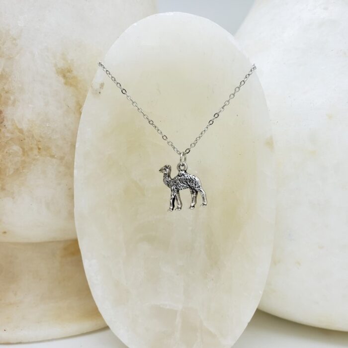 Egyptian Camel Pendant - Antiqued Silver, BagMYBand