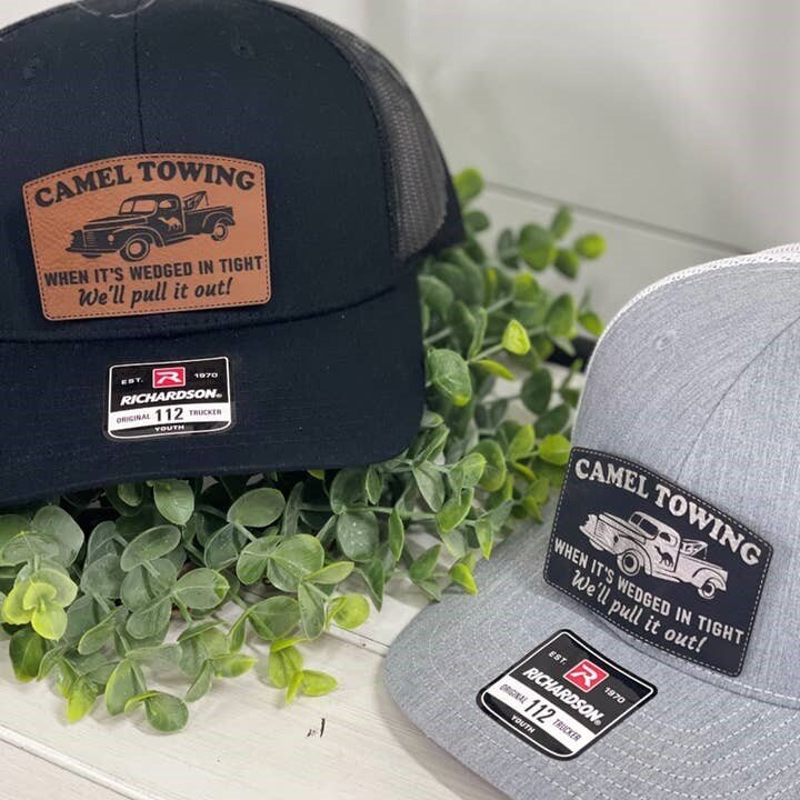 Adult Camel Towing Patch Snapback Hat, BagMYGift