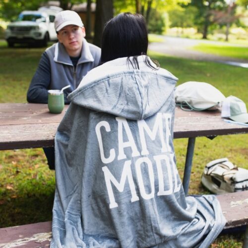 Camp Mode - 50" X 60" Royal Plush Hooded Blanket