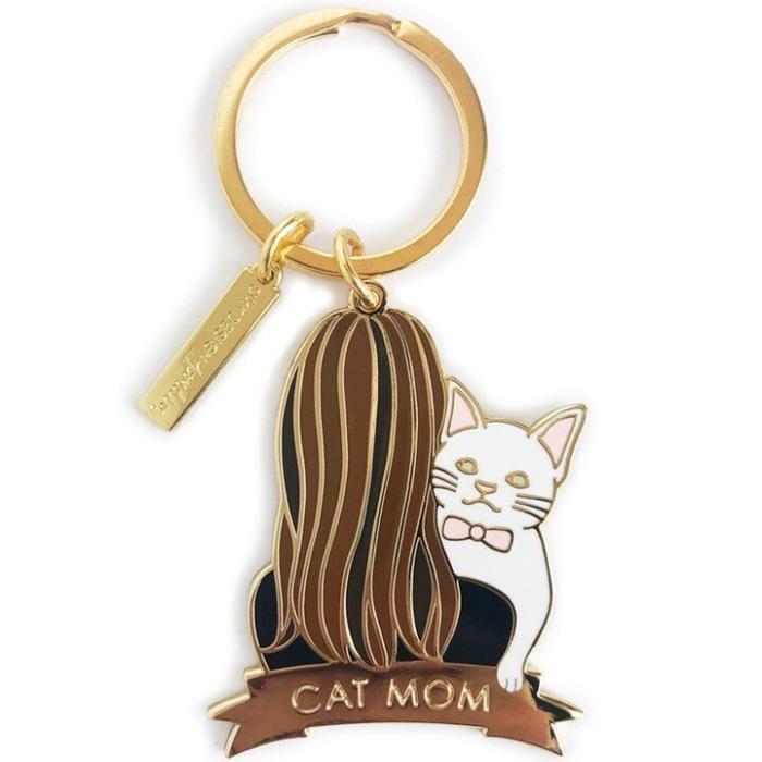 Cat Mom Enamel Keychains - Image 3