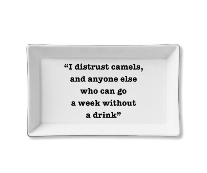 Distrust Camels Ceramic Tray, BagMYGift