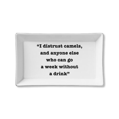 Distrust Camels Ceramic Tray, BagMYGift